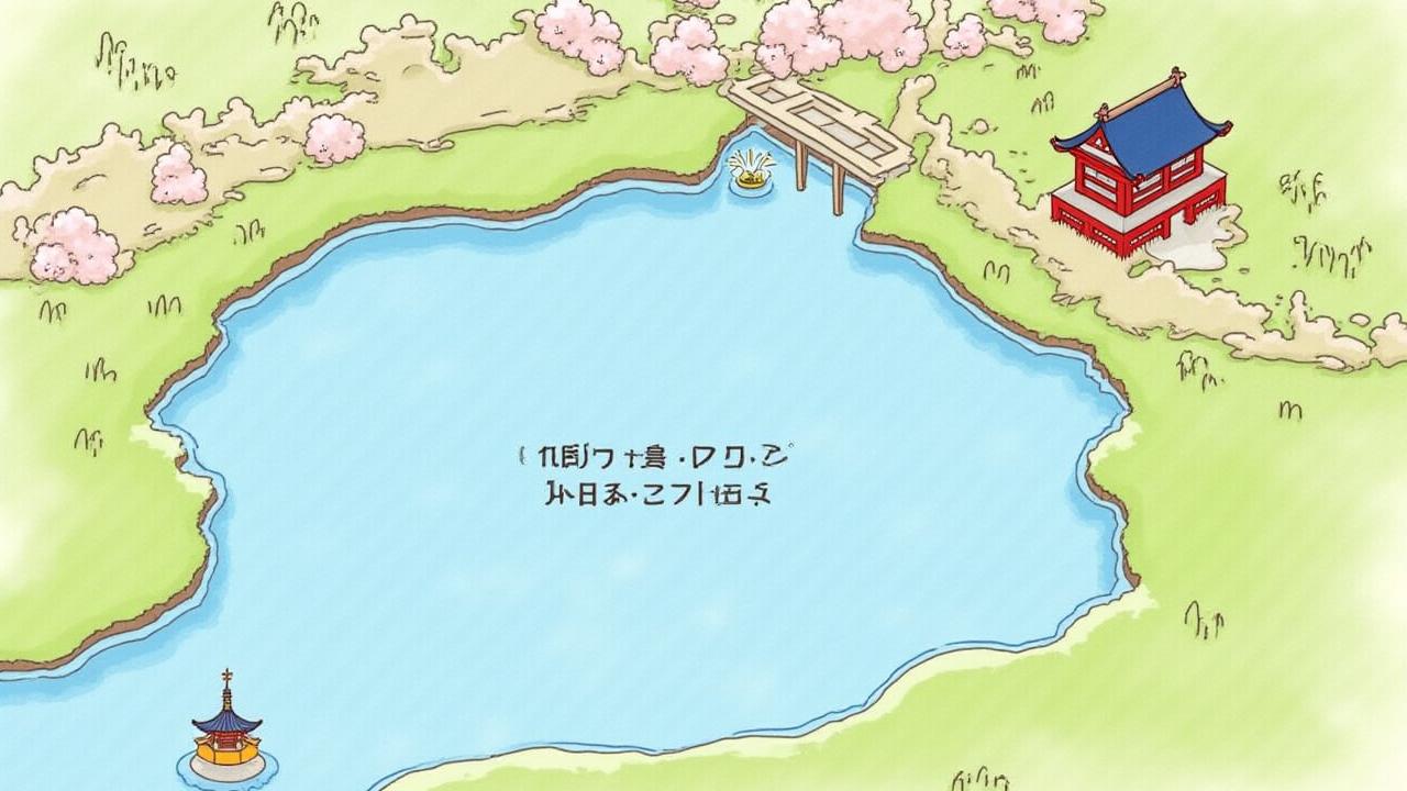 奈良市、猿沢池周辺地図のイメージ